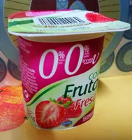 Yogur con fresa 0%