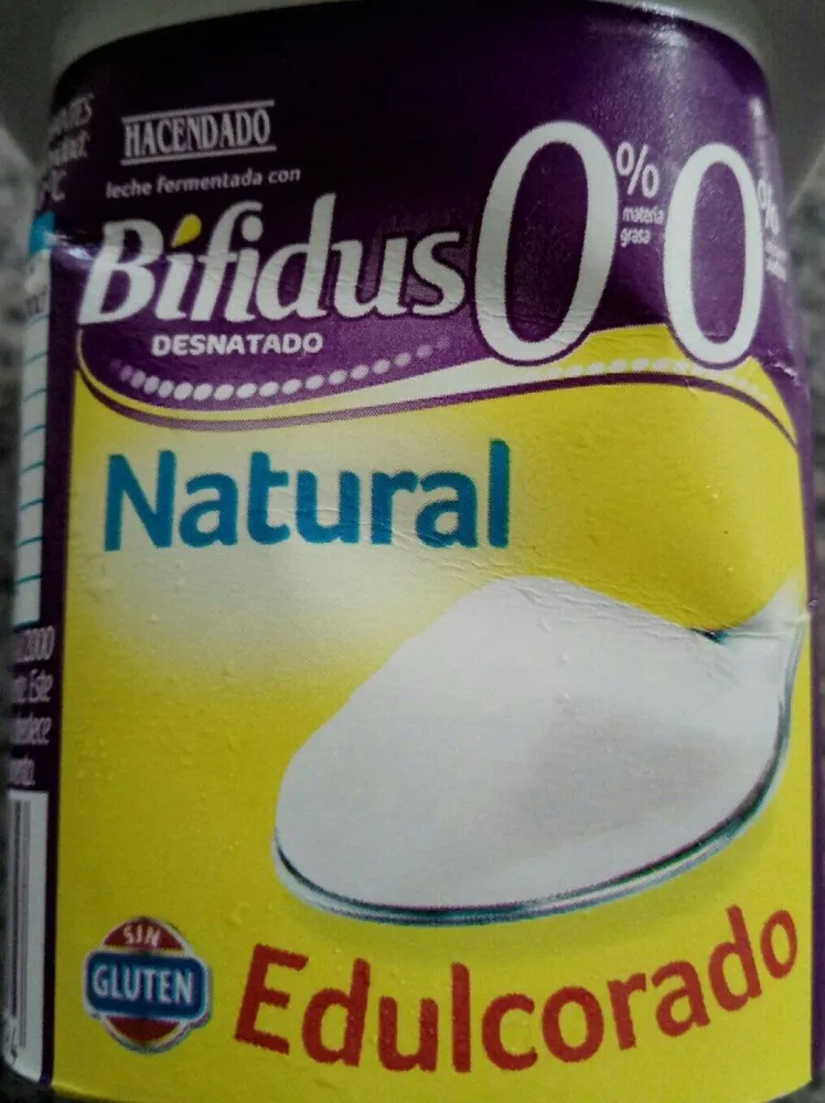 Bifidus desnatado natural edulcorado