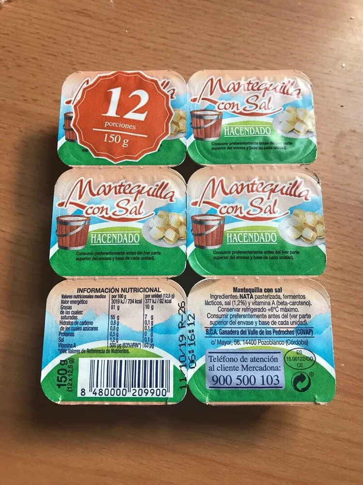 Mantequilla con sal