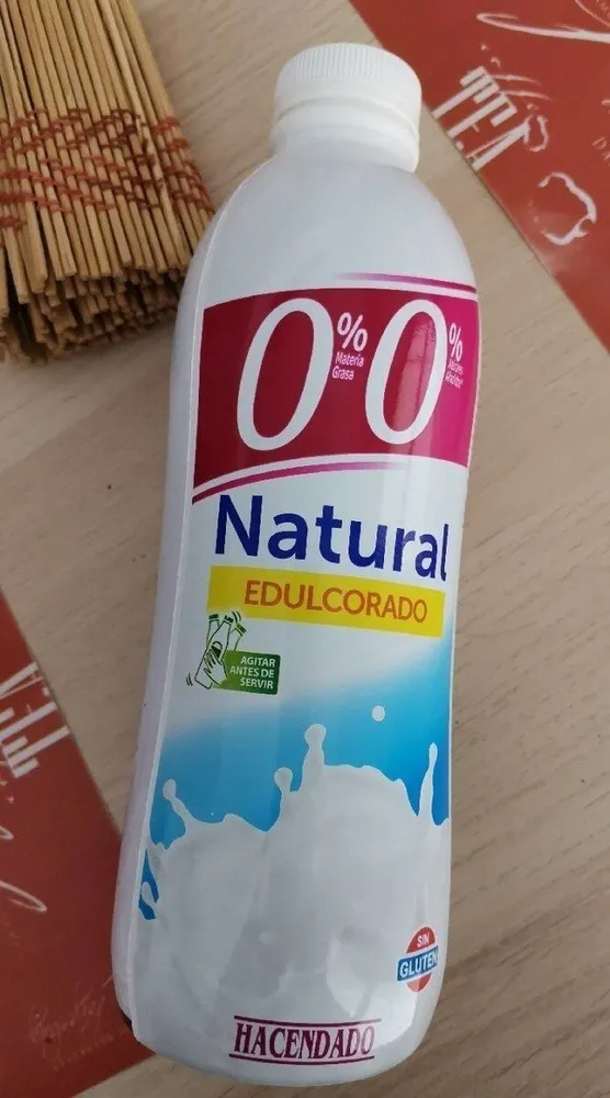 Yogur líquido natural 0%