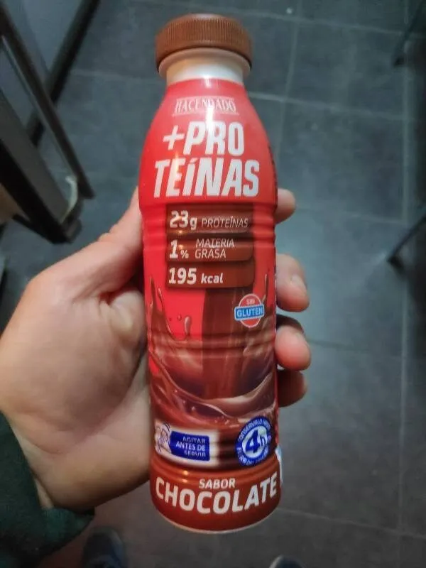 Batido +proteinas sabor chocolate