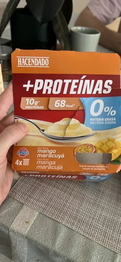 Yogur Proteínas con Mango y Maracuyá 0%