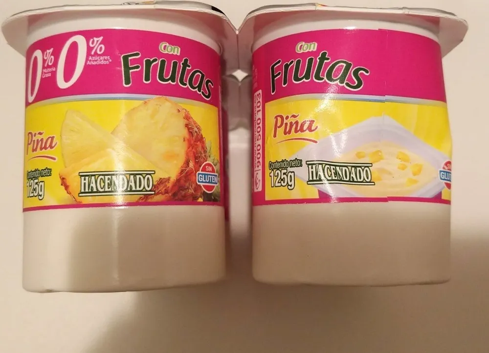 Yogur con frutas 0%
