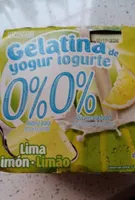 Gelatina de yogur 0% lima-limón