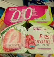 Yogur con fresa 0%