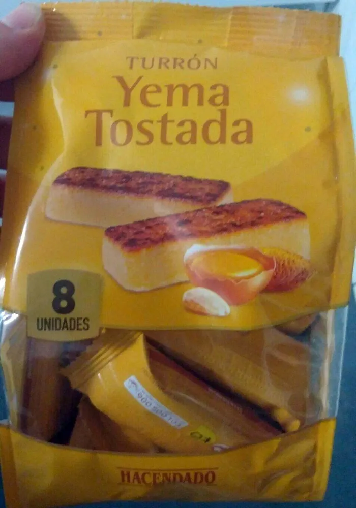 Turrón yema tostada