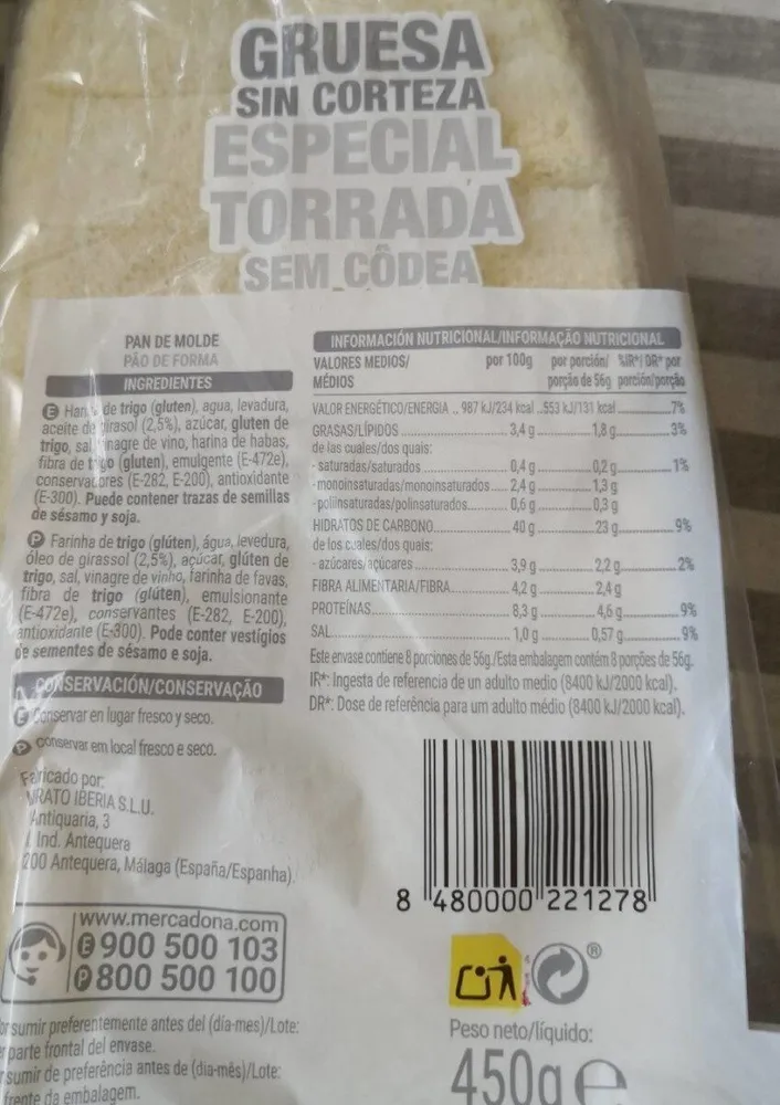 Gruesa sin corteza