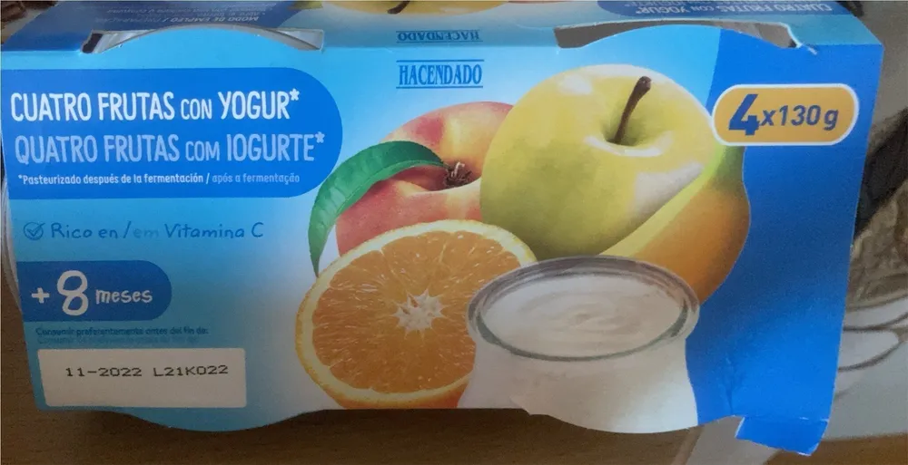 CUATRO FRUTAS conYOGUR