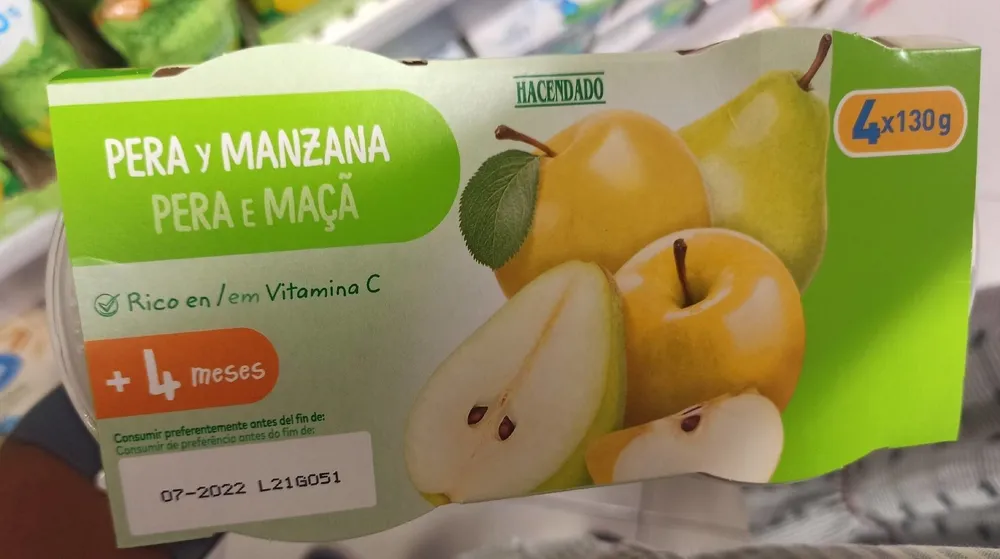 Pera y manzana