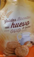 Galletas con huevo y leche (sin aceite de palma)