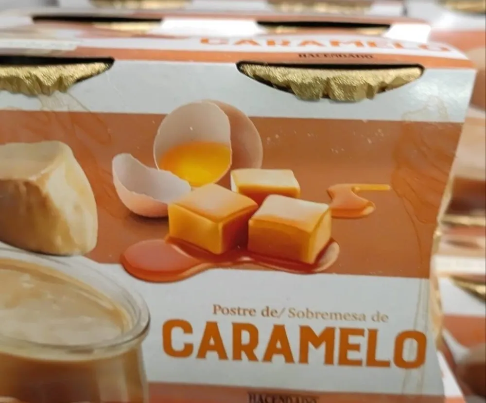 Postre de caramelo