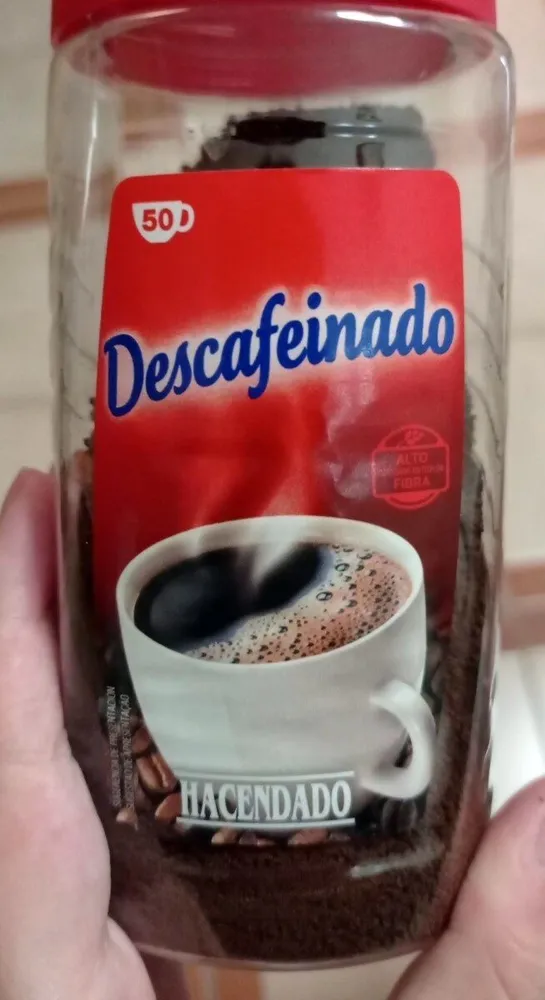 Café soluble descafeinado
