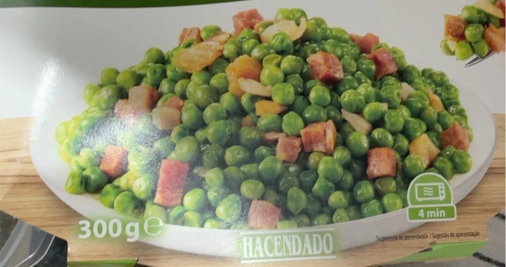 Guisantes con jamon