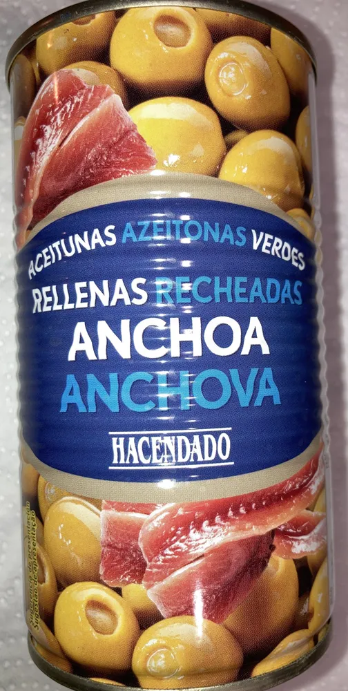 Aceitunas rellenas de anchoa