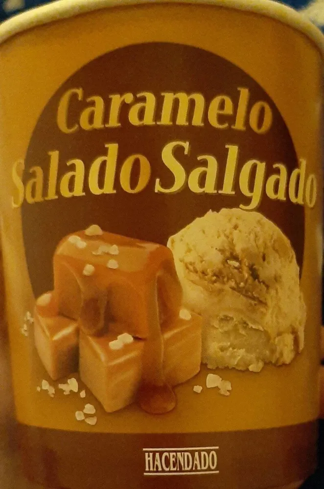 Helado caramelo salado