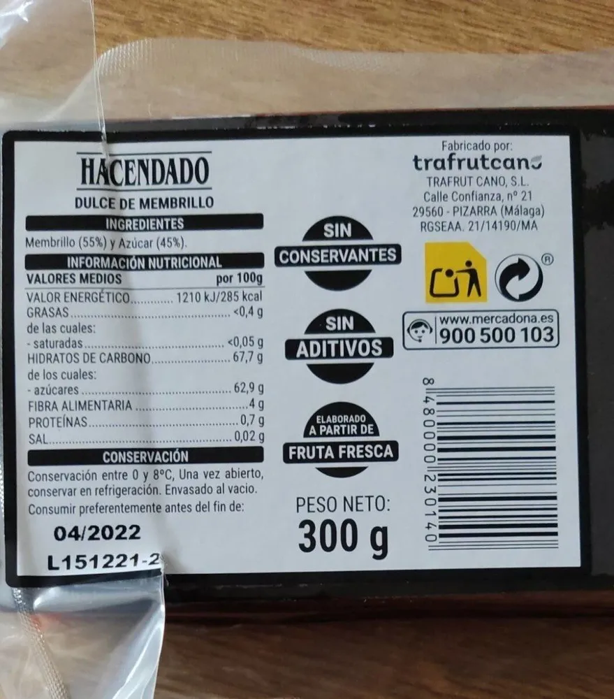 Dulce de membrillo