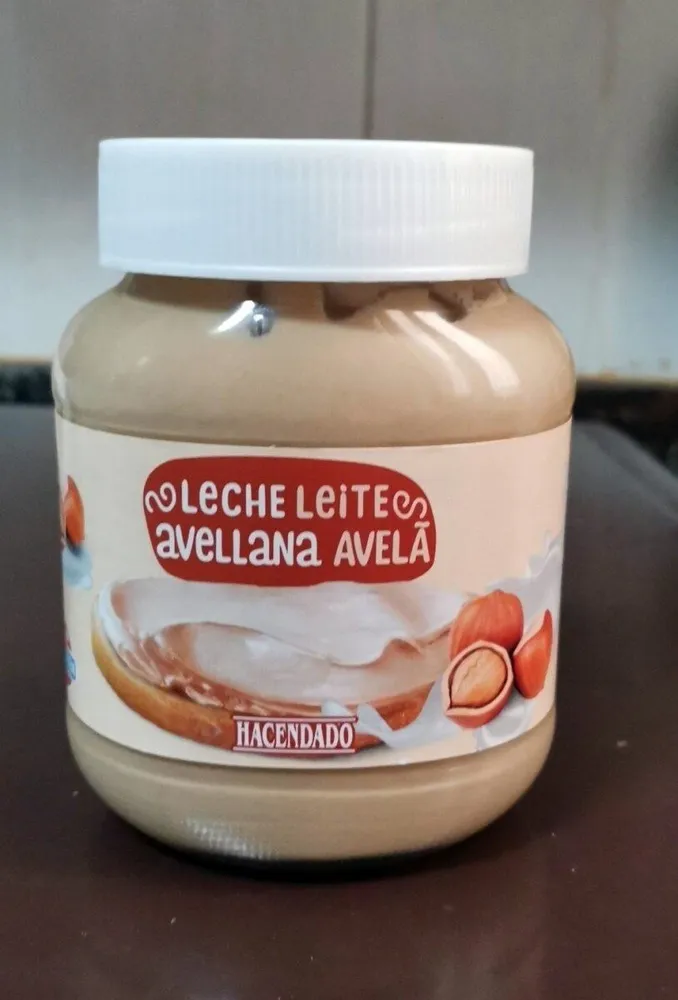 Crema de leche y avellana