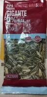 Pipas girasol tostadas gigantes 0% sal añadida