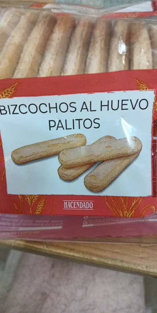 Bizcochos al huevo palitos