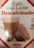 Café con leche descafeinado