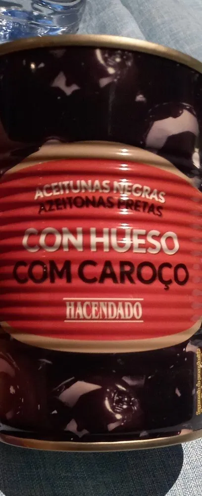 Aceitunas negras con hueso