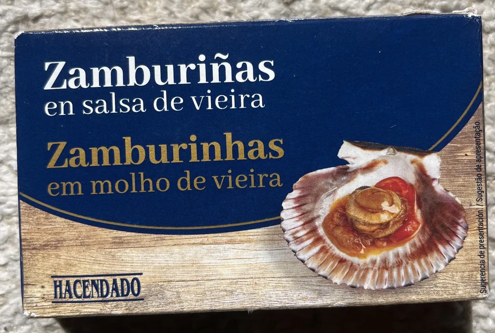 Zamburiñas en salsa de vieira