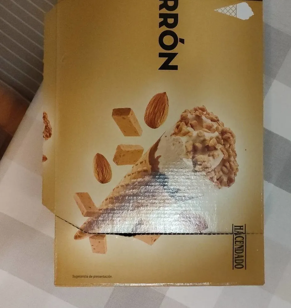 Helado turrón