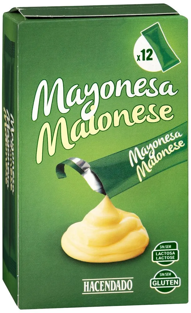 Mayonesa en sobres individuales