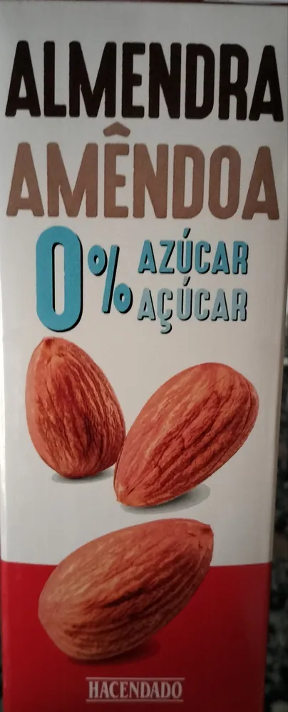 Bebida de almendra 0% azúcares