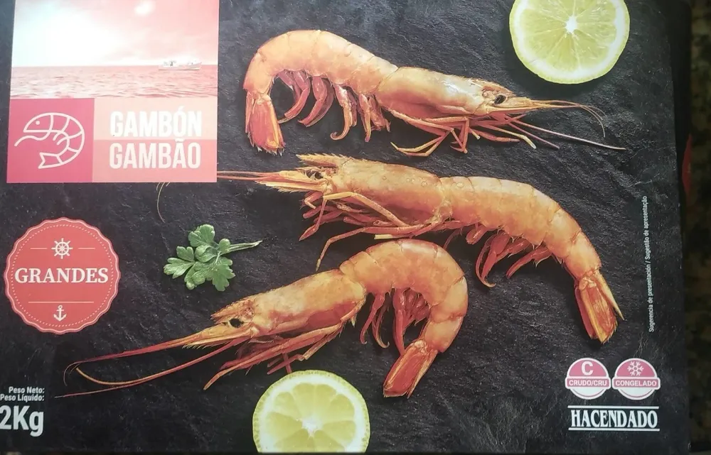 Gambón congelado grande