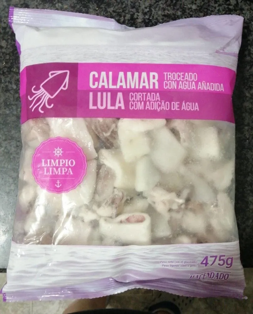 Calamar limpio