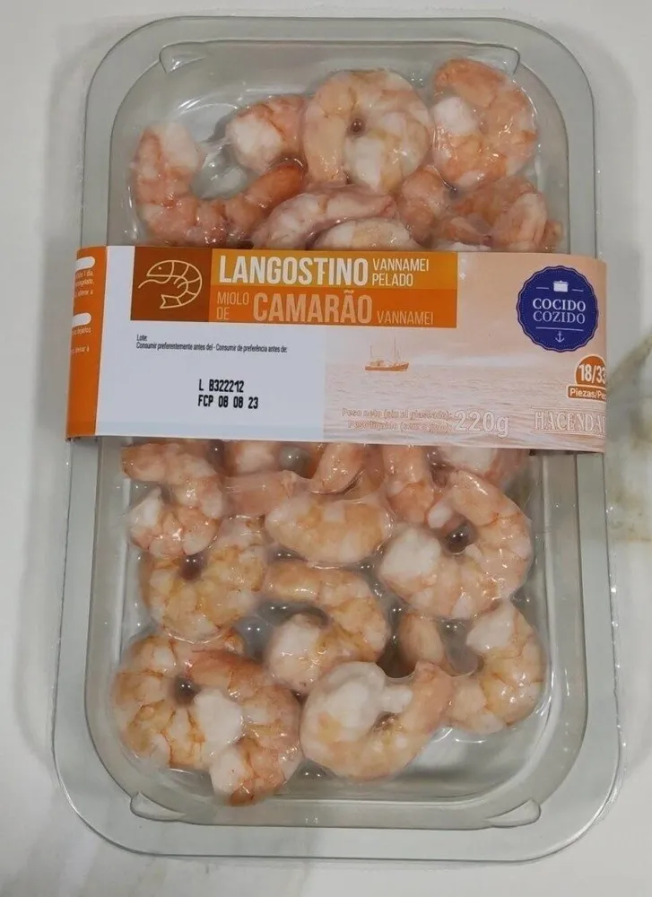 Langostino Vannamei pelado