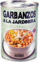 Garbanzos a la jardinera