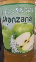 Refresco sin gas manzana