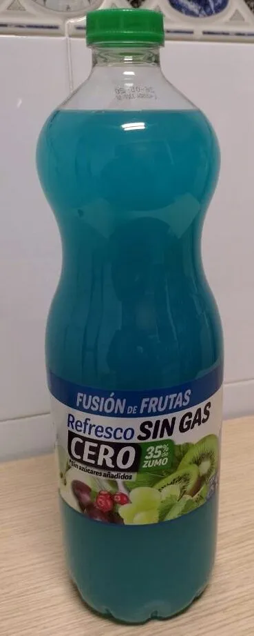 Refresco sin gas Cero fusión + frutas