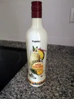 Cocktail de piña colada sin alcohol