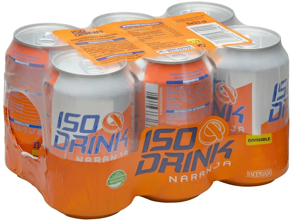 Bebida isotónica de naranja Iso Drink