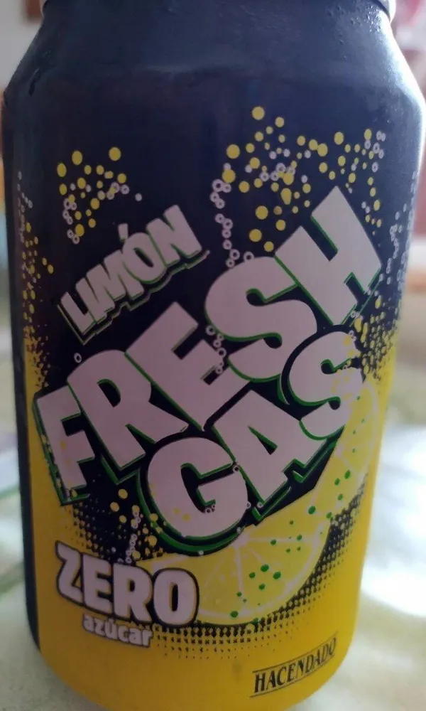Fresh gas limón zero azúcar