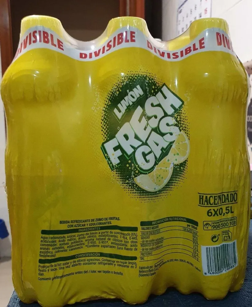 Bebida Refrescante zumo limon