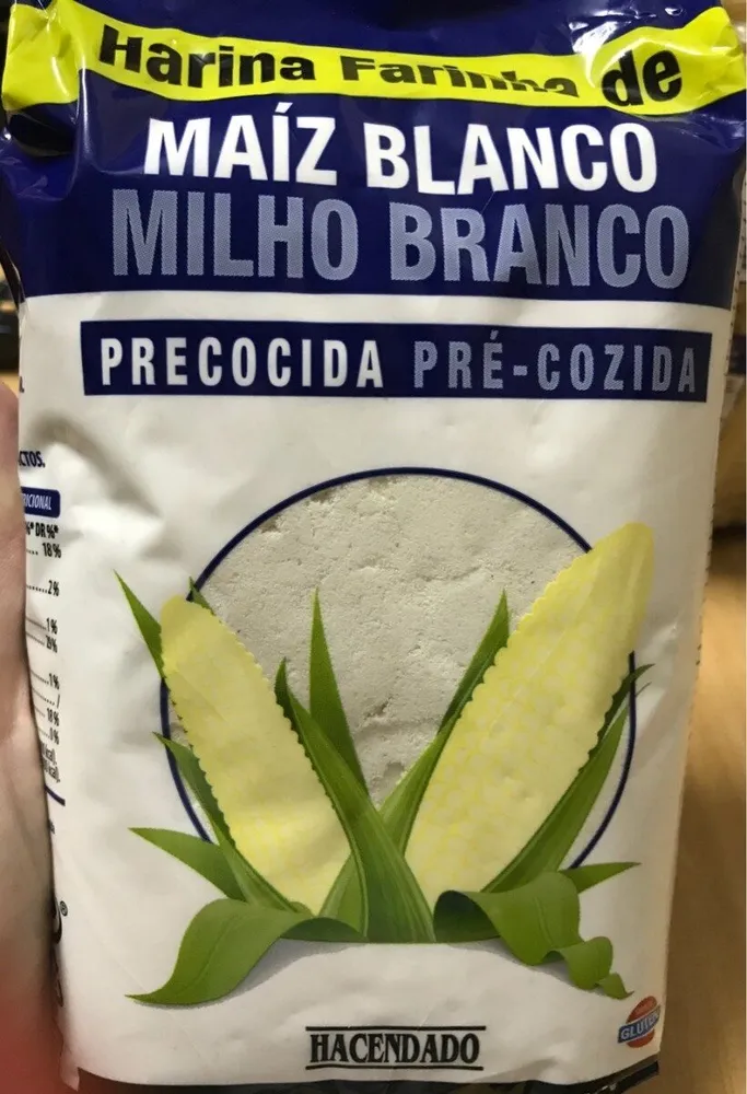 Harina de Maíz Blanco Precocida