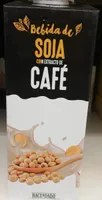 Bebida de soja con extracto de café