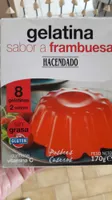 Gelatina sabor frambuesa