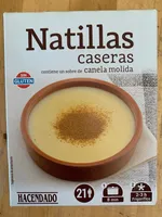 Natillas caseras con canela molida