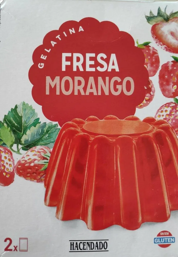 Gelatina de fresa