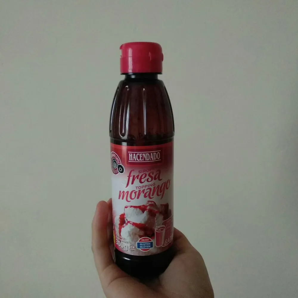 Sirope de fresa