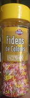Fideos de colores
