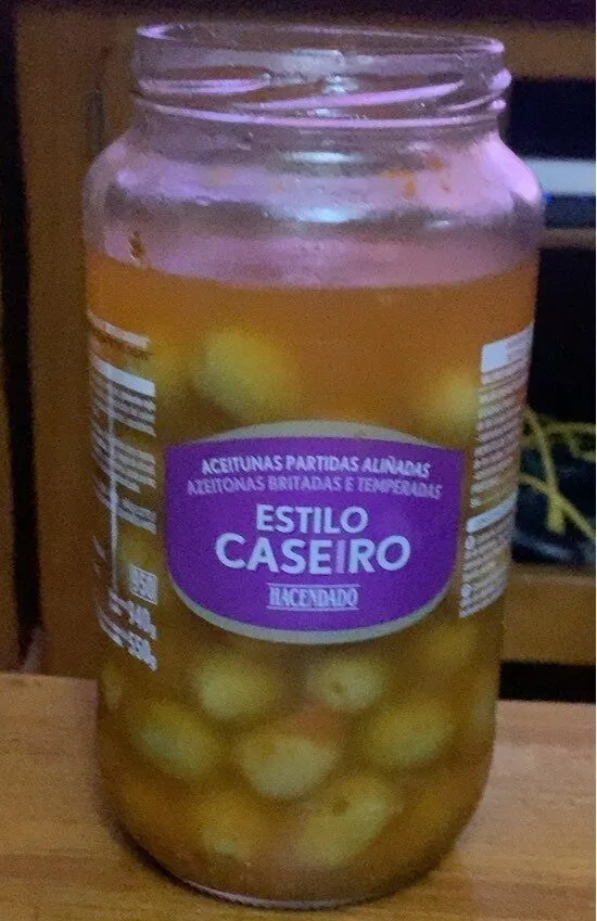 ACEITUNAS PARTIDAS ALIÑADAS ESTILO CASERO