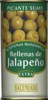 Aceitunas manzanilla rellenas de jalapeño