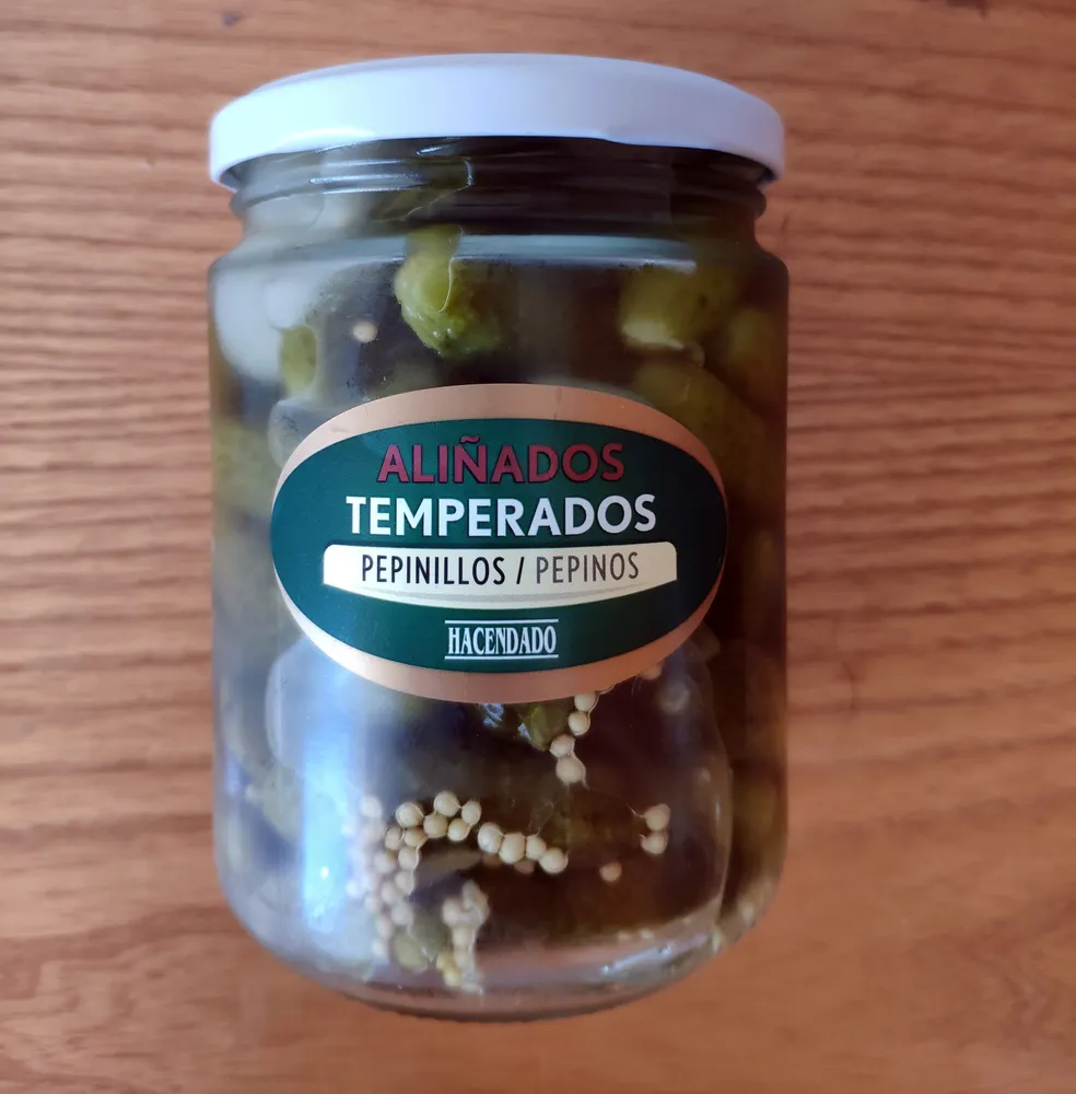 Pepinillos aliñados