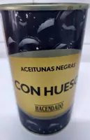 Aceitunas negras con hueso